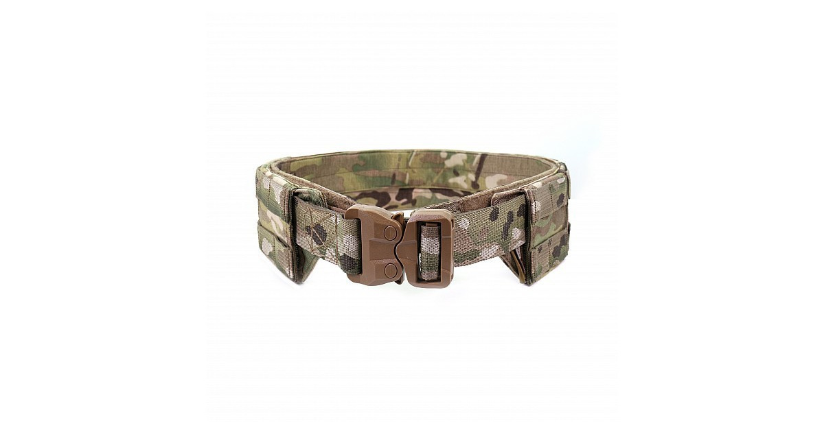 Elite Survival Systems Co Shooters Belt with Cobra Buckle Tan Medium