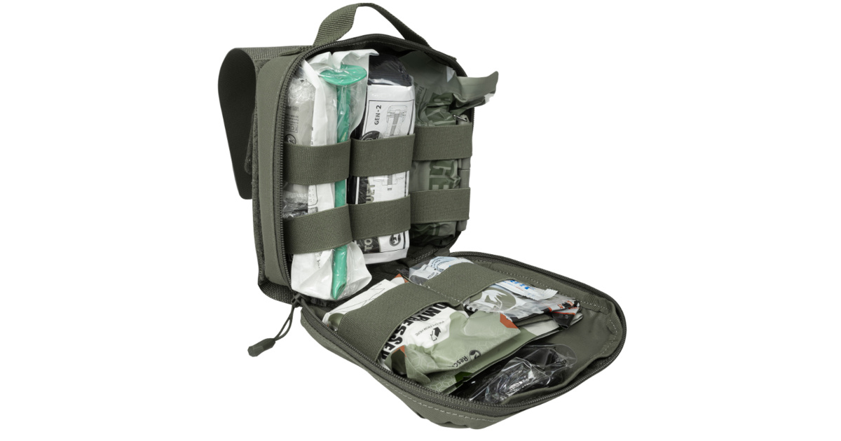 CLC IFAK Tactical First Aid Kit – Level II, Rhino Rescue, Ranger Green ...