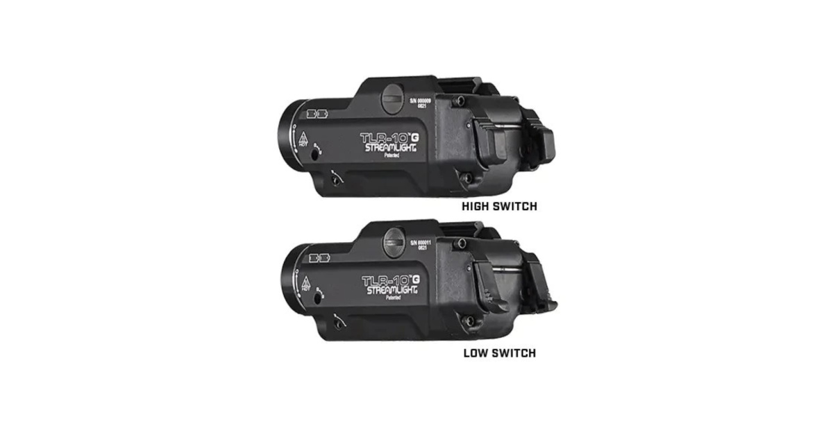 TLR-10 FLEX Tactical Flashlight, 1000 lm, Green Laser, Streamlight | Armed