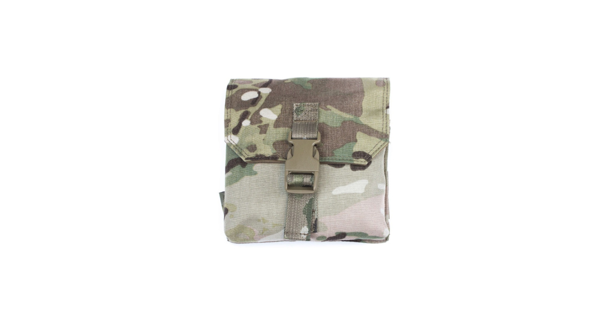 VooDoo Tactical 10 Round .50 Cal Magazine Pouch - MOLLE Compatible, Hook & Loop Flap, Black