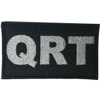 Patch "QRT",black background