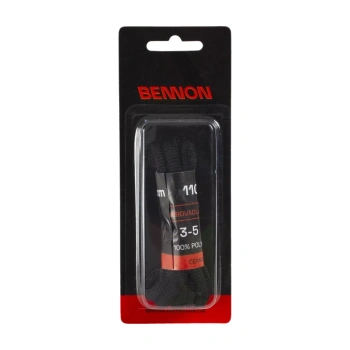 Black Box Laces 110 cm, Black, Bennon