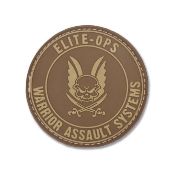 PVC nášivka Logo Shield, Dark Earth, Warrior