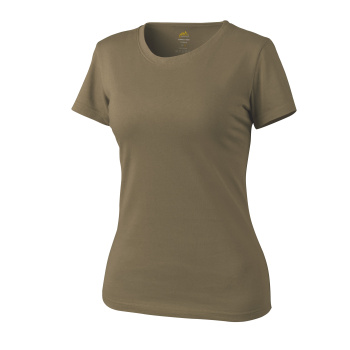 Womens T-Shirt - Cotton, Helikon, Coyote, XL