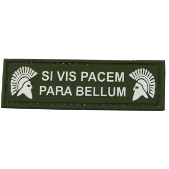PVC patch "Si vis pacem, para bellum", Spartan
