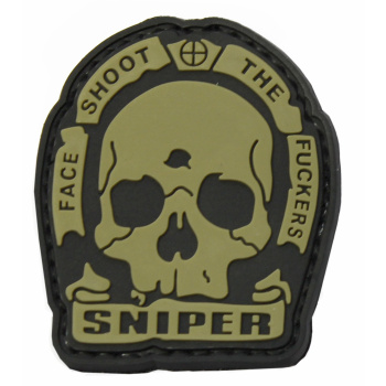 PVC patch "Sniper face shoot"