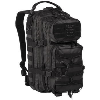 U.S. Backpack Assault, small, 20 L, Mil-Tec, Tactical Black