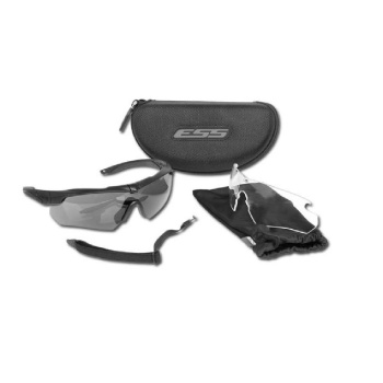 Ballistic Eyeshield Crossbow, Clear + Smoke Gray LS, ESS
