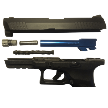 Tréninková laserová pistole, airsoft, Glock 19 IR (ASG Glock 19 Green Gas) Laser Ammo