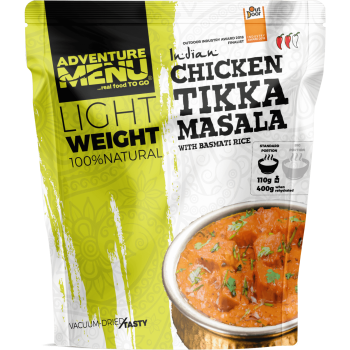 Vacuum Dried Chicken Tikka Masala w/ Basmati Rice – Lightweight, Adventure Menu