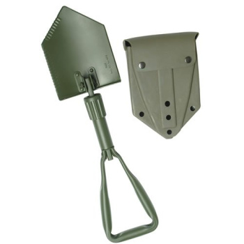 Folding field shovel BW, with a cover, Mil-Tec