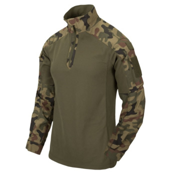 Bojová blůza MCDU Combat Shirt, Helikon, PL Woodland, 2XL