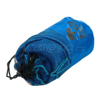 Rychloschnoucí outdoorový ručník Comfort, 60 x 120 cm, Zulu, modrý