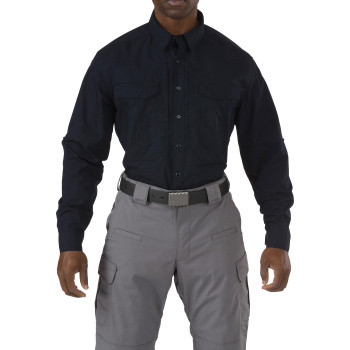 Men's Stryke® Long Sleeve Shirt, 5.11, Dark Navy, 2XL, Regular