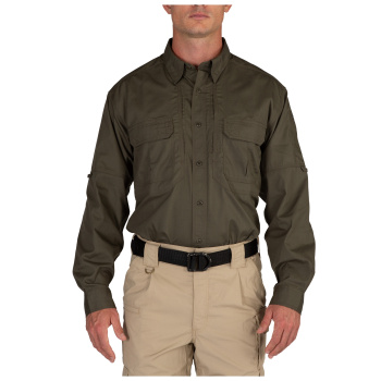 TacLite PRO Shirt, Long Sleeve, 5.11, Ranger Green, XL, Regular