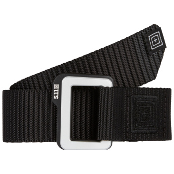 Traverse™ Double Buckle Belt, 5.11, Black, M