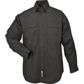 Long Sleeve Tactical Shirt, 2XL, Black, 5.11