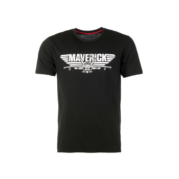 Maverick T-Shirt, Black, Mil-Tec, M