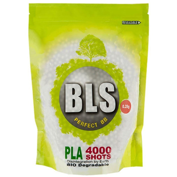 Airsoft bullets 6mm BLS Bio 0,25g, 4000 pcs, 1kg