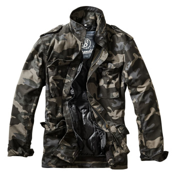 Mens jacket Brandit M-65 Standard, Ripstop, darkcamo, 6XL