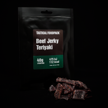 Beef Jerky Teriyaki, 40g, Tactical Foodpack