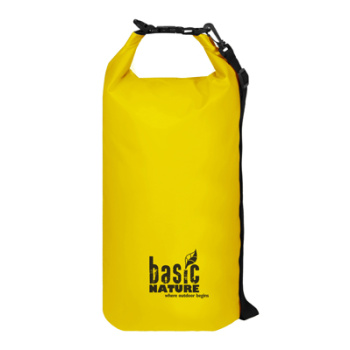 Vodotěsný vak Dry Bag 500D, Basic Nature, 10 L, žlutý