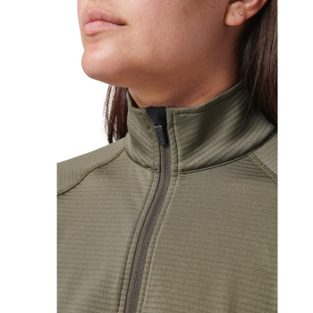 Women's Stratos Zipper Sweatshirt, 5.11, Ranger Green, XS