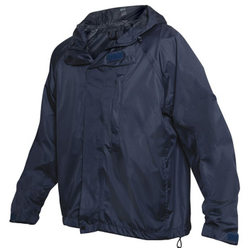 Packable Rain Jacket, Rothco, Navy Blue, XL