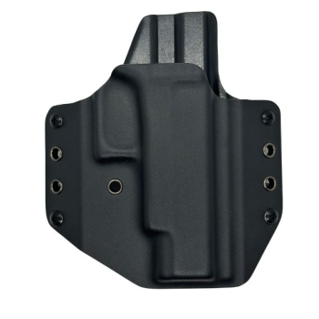 Kydex holster for Glock 48 Rail, half swtg, outer, black, loop 45 mm, RH Holsters