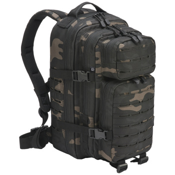 US Cooper LaserCut Medium Backpack, 25 L, Brandit, darkcamo