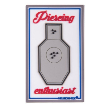 "Piercing Enthusiast" Patch, PVC, Helikon