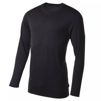 Thermal Shirt Merino, Moira, Long Sleeves, Black, 2XL