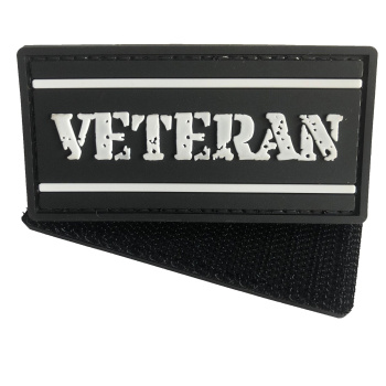 PVC patch Veteran, Black