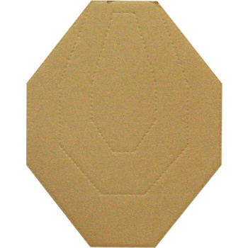 Shooting Target IPSC, 4SHOOTERS, brown-white, perforations on the brown side, 50 pcs