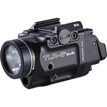 Flashlight TLR-8 SUB, Stramlight, 500 lm, red laser