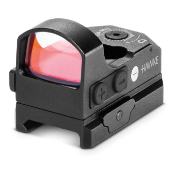 Reflex Red Dot Sight, 3 MOA, Weaver Mount, Hawke