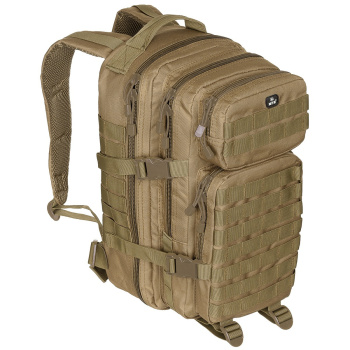 Assault US Backpack, 30 l, Coyote, MFH