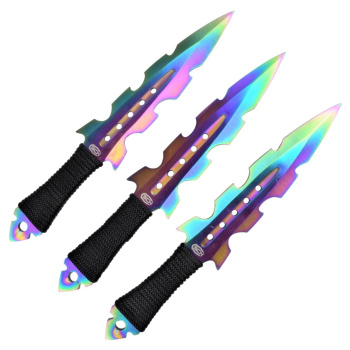 Knife Rainbow Fly, throwing set 3pcs, SCK