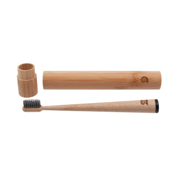 Origin Outdoors Bamboo toothbrush 'Stand', with case