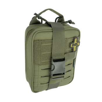 Rhino Rescue Adventure Outdoor Mini First Aid Kit – IFAK for Hiking, Olive