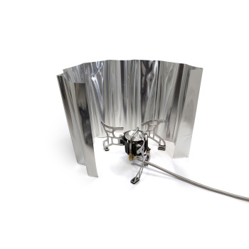 Aluminium windscreen, roll up, Reliance