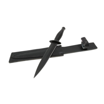 Commandos dagger, leather sheath, Mikov