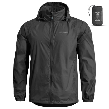 Cloudburst Packable Mens Rain Jacket, Pentagon
