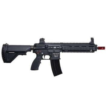 Tréninková puška se zpětným rázem HK416 A5, Green gas, Laser Ammo