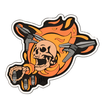 Brand Element PVC patch "Skull-Drone"