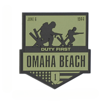 3D PVC nášivka "Omaha Beach", 101 INC