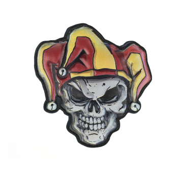 3D UV nášivka "Skull joker", 101 INC