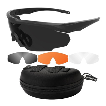 Ochranné taktické brýle Blackhawk Pro, 3 výměnná skla, Swiss Eye