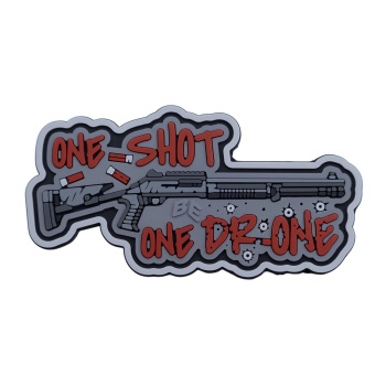 One Shot - One Drone PVC Patch, Brand Element