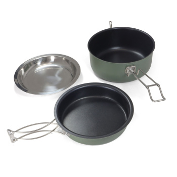 Origin Outdoors Aluminium Cooking Set 'Snap-Pack'